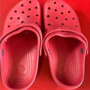 CROCS womens Bright Pink Sandals